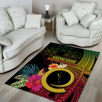 Vanuatu Independence Day Area Rug Sand Drawing Melanesian Vibes