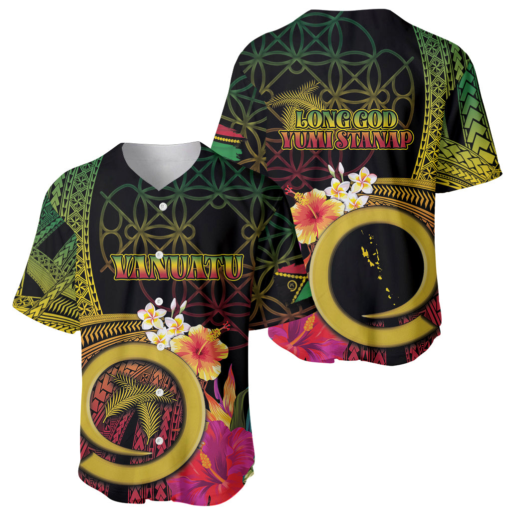 Vanuatu Independence Day Baseball Jersey Sand Drawing Melanesian Vibes LT03 - Polynesian Pride