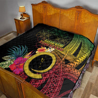 Vanuatu Independence Day Quilt Sand Drawing Melanesian Vibes LT03 - Polynesian Pride