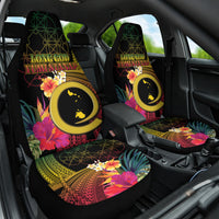 Vanuatu Shefa Day Car Seat Cover Sand Drawing Melanesian