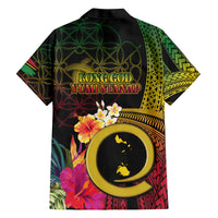 Vanuatu Shefa Day Family Matching Puletasi and Hawaiian Shirt Sand Drawing Melanesian