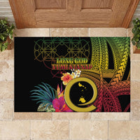 Vanuatu Shefa Day Rubber Doormat Sand Drawing Melanesian LT03 - Polynesian Pride
