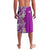 Aloha Polynesian Plumeria Flower Lavalava Purple Color