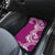 Aloha Polynesian Plumeria Flower Car Mats Pink Color