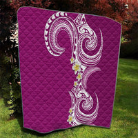 Aloha Polynesian Plumeria Flower Quilt Pink Color LT03 - Polynesian Pride