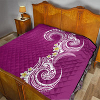 Aloha Polynesian Plumeria Flower Quilt Pink Color LT03 - Polynesian Pride