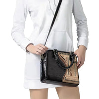 Samoa Siapo Motif and Tapa Pattern Half Style Shoulder Handbag Beige Color LT03 - Polynesian Pride