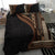 Samoa Siapo Motif and Tapa Pattern Half Style Bedding Set Black Color