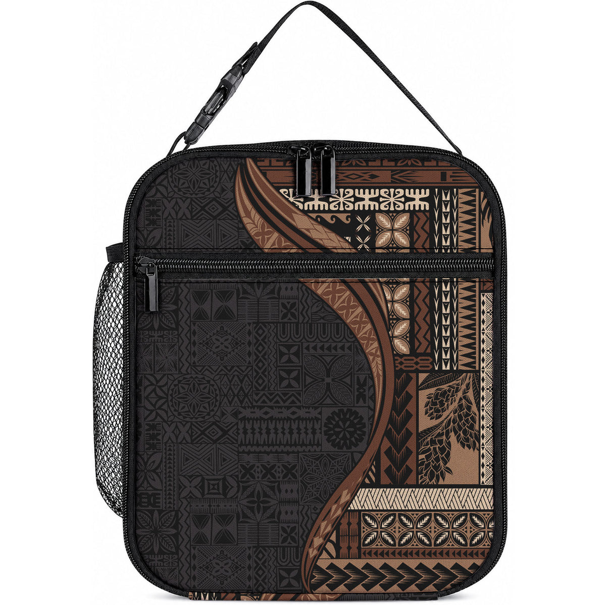 Samoa Siapo Motif and Tapa Pattern Half Style Lunch Bag