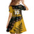 Custom New Zealand and Australia Rugby Family Matching Off Shoulder Short Dress and Hawaiian Shirt Maori Warrior With Aboriginal Version