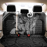 Aotearoa Maori Sea Animals Tribal Back Car Seat Cover Manta Ray and Shark Moko Pattern Black Color LT03 - Polynesian Pride