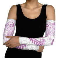 Aotearoa Maori Sea Animals Tribal Arm Sleeves Manta Ray and Shark Moko Pattern Pink Color LT03 - Polynesian Pride