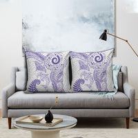 Aotearoa Maori Sea Animals Tribal Pillow Cover Manta Ray and Shark Moko Pattern Purple Color LT03 - Polynesian Pride
