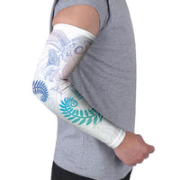 Aotearoa Maori Sea Animals Tribal Arm Sleeves Manta Ray and Shark Moko Pattern Sweet Pastel LT03 - Polynesian Pride