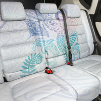 Aotearoa Maori Sea Animals Tribal Back Car Seat Cover Manta Ray and Shark Moko Pattern Sweet Pastel LT03 - Polynesian Pride