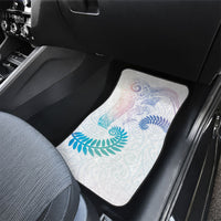 Aotearoa Maori Sea Animals Tribal Car Mats Manta Ray and Shark Moko Pattern Sweet Pastel LT03 - Polynesian Pride