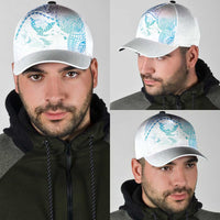 Hawaiian Manta Ray Tribal Classic Cap Polynesian Art Motifs Sweet Pastel