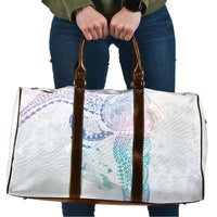 Hawaiian Manta Ray Tribal Travel Bag Polynesian Art Motifs Sweet Pastel LT03 Multicolor - Polynesian Pride