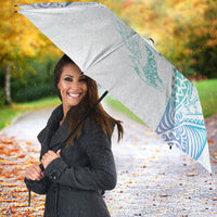 Hawaiian Manta Ray Tribal Umbrella Polynesian Art Motifs Sweet Pastel