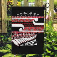 New Zealand Christmas Garden Flag Funny Santa Claus Haka Dance with Tukutuku