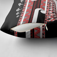 New Zealand Christmas Pillow Cover Funny Santa Claus Haka Dance with Tukutuku