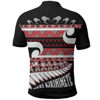 New Zealand Christmas Polo Shirt Funny Santa Claus Haka Dance with Tukutuku