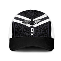Custom Aotearoa Rugby Mesh Trucker Cap Maori Tribal Motifs Stripes-Sporty Style LT03 One Size White Black - Polynesian Pride