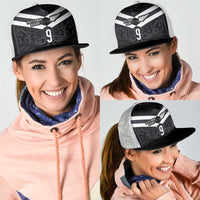Custom Aotearoa Rugby Mesh Trucker Cap Maori Tribal Motifs Stripes-Sporty Style LT03 - Polynesian Pride