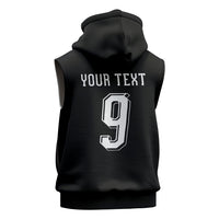 Aotearoa Rugby Custom Sleeveless Zip Hoodie Maori Tribal Motifs Stripes-Sporty Style LT03 - Polynesian Pride