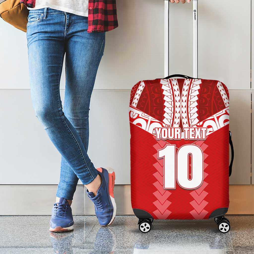 Custom Tahiti Football Polynesian Pattern Luggage Cover