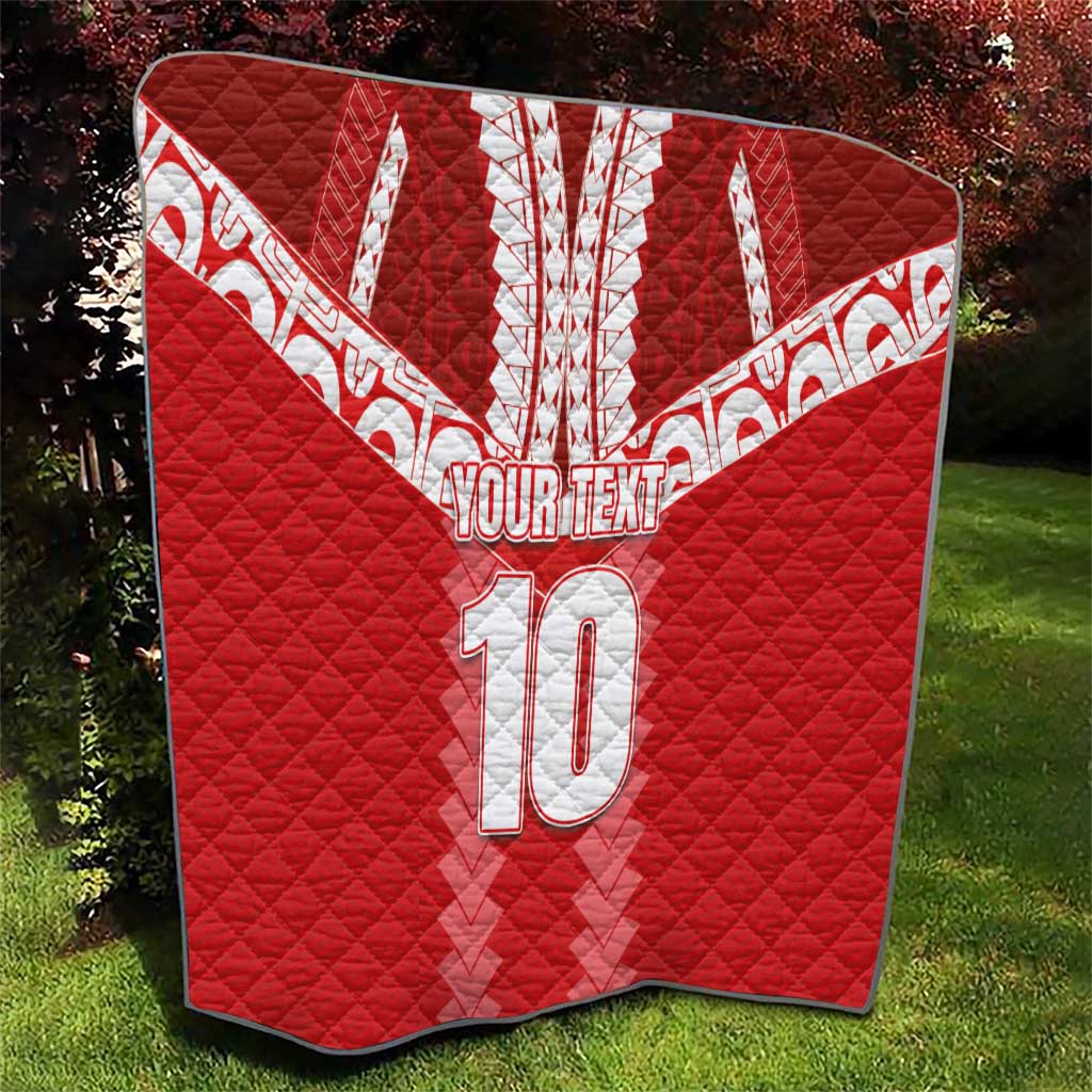 Custom Tahiti Football Polynesian Pattern Quilt LT03 - Polynesian Pride