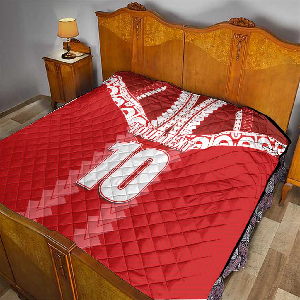 Custom Tahiti Football Polynesian Pattern Quilt LT03 - Polynesian Pride