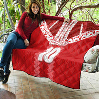 Custom Tahiti Football Polynesian Pattern Quilt LT03 - Polynesian Pride