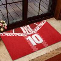 Custom Tahiti Football Polynesian Pattern Rubber Doormat LT03 - Polynesian Pride