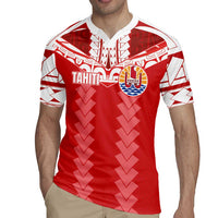 Custom Tahiti Football Polynesian Pattern Rugby Jersey LT03 - Polynesian Pride