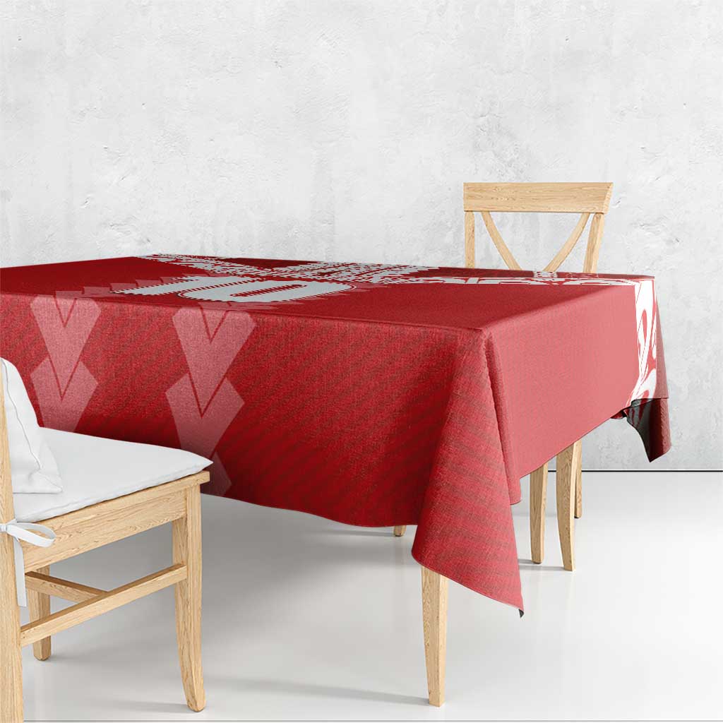 Custom Tahiti Football Polynesian Pattern Tablecloth LT03 - Polynesian Pride