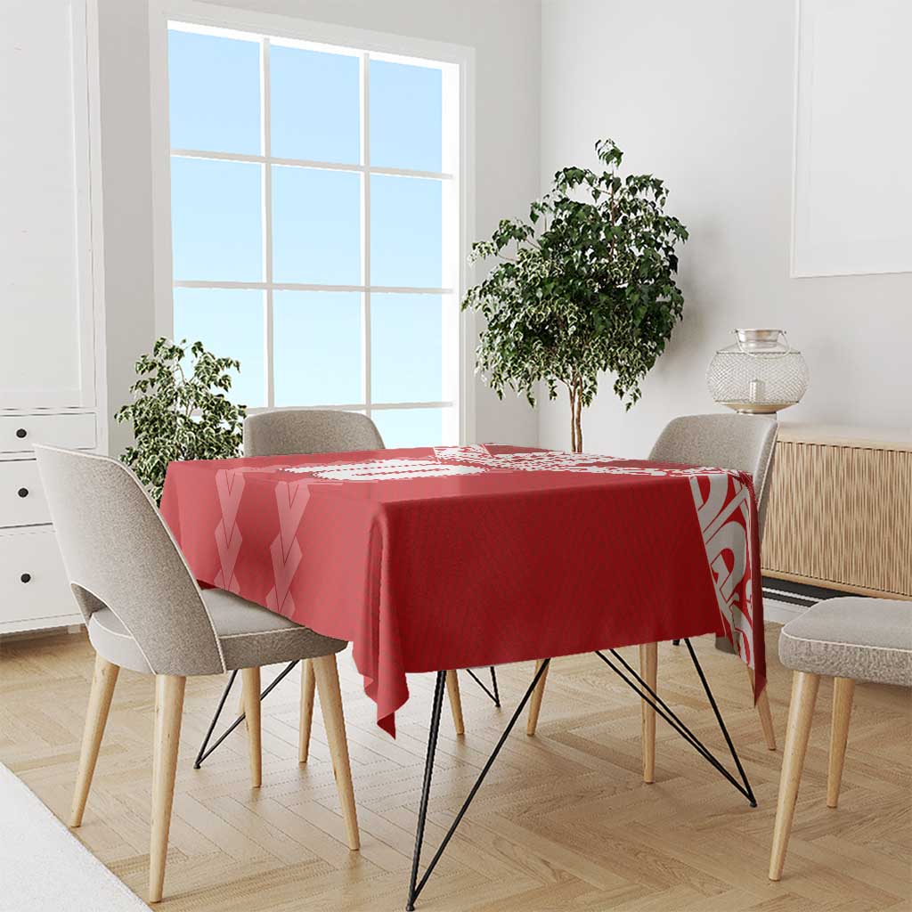 Custom Tahiti Football Polynesian Pattern Tablecloth LT03 - Polynesian Pride