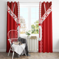 Custom Tahiti Football Polynesian Pattern Window Curtain