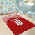 Custom Tonga Football Ngatu Tribal Tattoo Area Rug