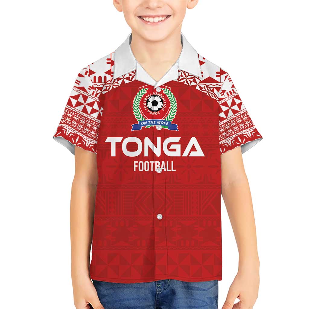 Custom Tonga Football Ngatu Tribal Tattoo Hawaiian Shirt