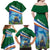 Marshall Islands Kwajalein Atoll Family Matching Off Shoulder Maxi Dress and Hawaiian Shirt Polynesian Pattern and Undersea Animals