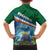 Marshall Islands Kwajalein Atoll Kid Hawaiian Shirt Polynesian Pattern and Undersea Animals