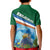 Marshall Islands Kwajalein Atoll Kid Polo Shirt Polynesian Pattern and Undersea Animals