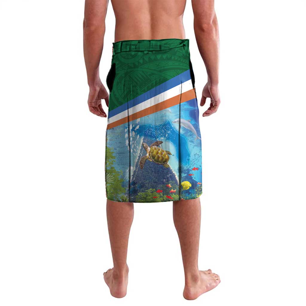 Marshall Islands Kwajalein Atoll Lavalava Polynesian Pattern and Undersea Animals