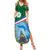 Marshall Islands Kwajalein Atoll Summer Maxi Dress Polynesian Pattern and Undersea Animals