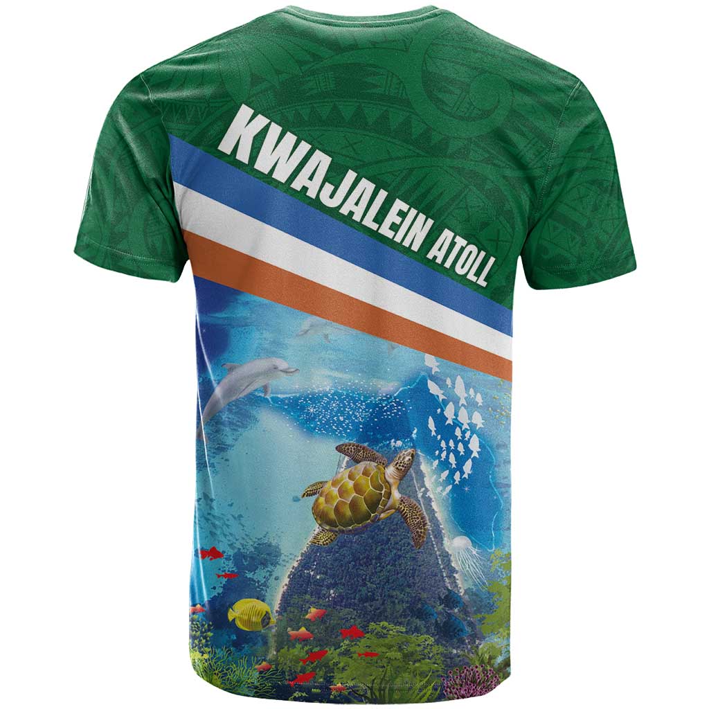 Marshall Islands Kwajalein Atoll T Shirt Polynesian Pattern and Undersea Animals LT03 - Polynesian Pride