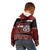 New Zealand Culture Kid Hoodie Kia Ora Aotearoa Moko Tattoo Mask with Waka and Maori Art Pattern