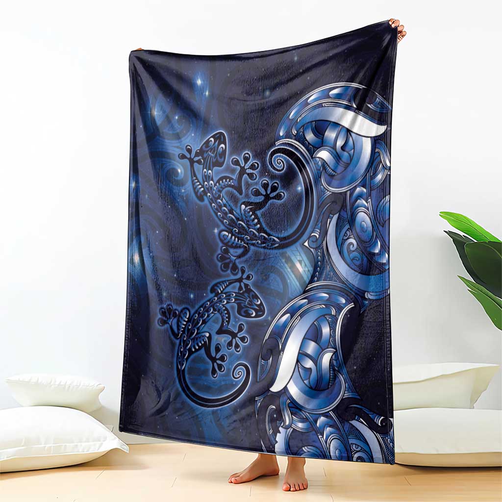 New Zealand Gecko Maori Art Tattoo Blanket Matariki Mode LT03 - Polynesian Pride