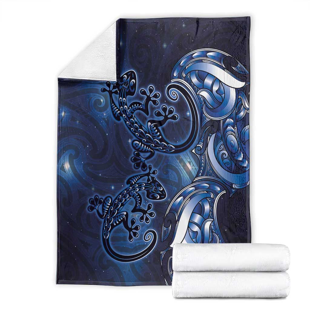 New Zealand Gecko Maori Art Tattoo Blanket Matariki Mode LT03 - Polynesian Pride