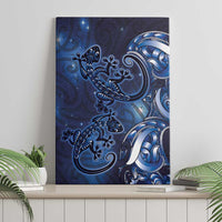 New Zealand Gecko Maori Art Tattoo Canvas Wall Art Matariki Mode LT03 - Polynesian Pride